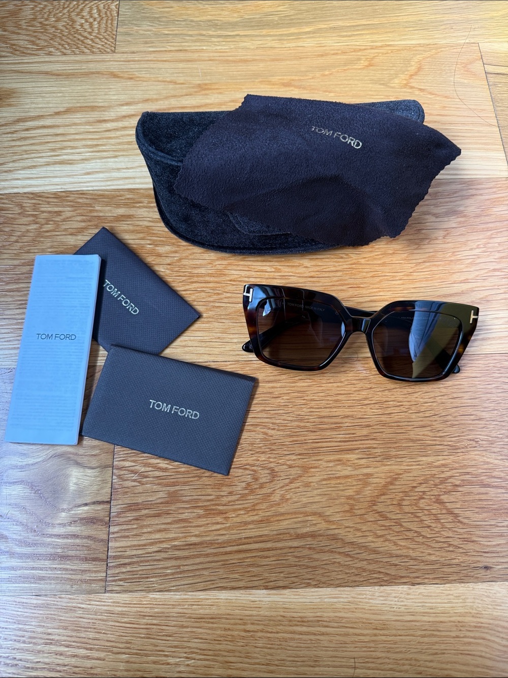 Tom Ford Black and brown sunglasses